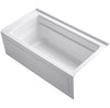 ARCHER® 60 X 32 INCHES ALCOVE BATHTUB WITH INTEGRAL APRON AND INTEGRAL FLANGE, RIGHT-HAND DRAIN
