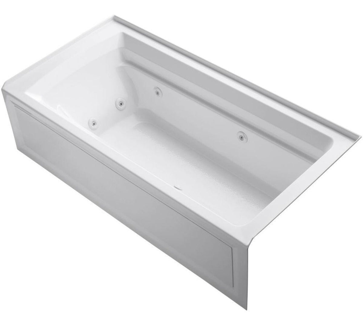ARCHER® 72 X 36 INCHES ALCOVE WHIRLPOOL WITH INTEGRAL APRON AND RIGHT-HAND DRAIN