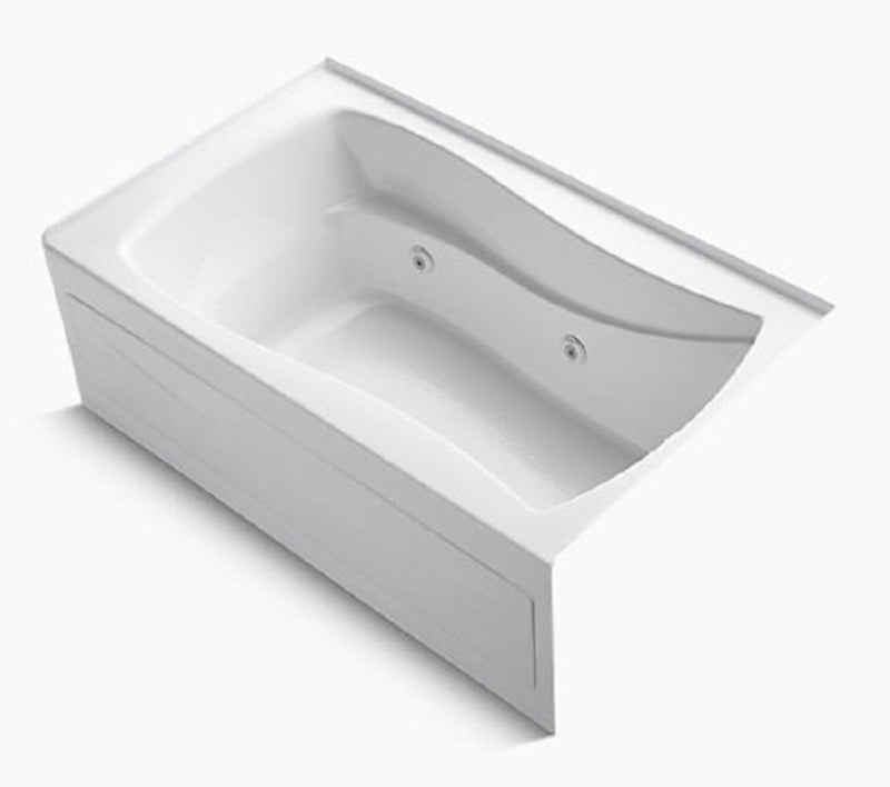MARIPOSA® 60 X 36 INCHES ALCOVE WHIRLPOOL WITH INTEGRAL APRON, INTEGRAL FLANGE, RIGHT-HAND DRAIN AND ADJUSTABLE JETS