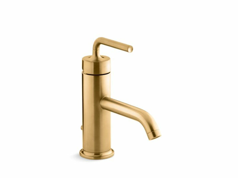 PURIST SINGLE-HANDLE BATHROOM SINK FAUCET WITH STRAIGHT LEVER HANDLE