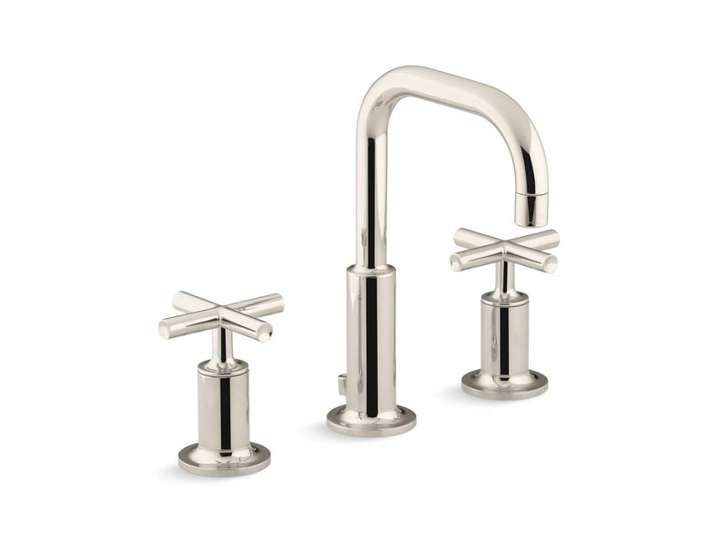 PURIST WIDESPREAD BATHROOM SINK FAUCET WITH CROSS HANDLES, 1.2 GPM
