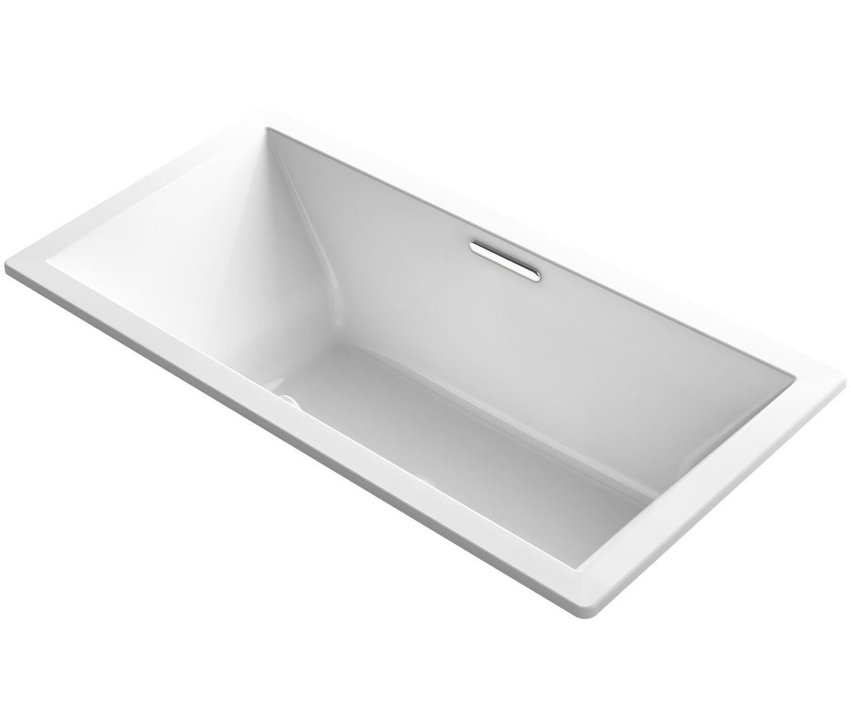 UNDERSCORE® RECTANGLE 72 X 36 INCHES DROP IN BATHTUB WITH BASK® HEATED SURFACE AND CENTER DRAIN