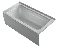 ARCHER® 60 X 30 INCHES ALCOVE BATHTUB WITH INTEGRAL APRON AND INTEGRAL FLANGE, LEFT-HAND DRAIN