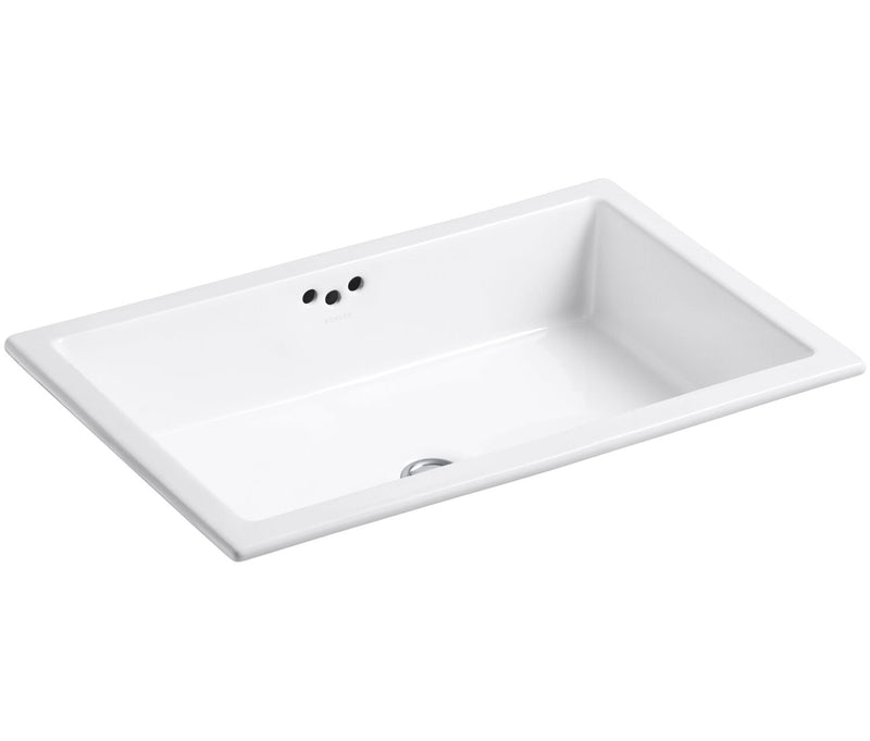 KATHRYN® 23-7/8 X 15-5/8 X 6-1/4 INCHES UNDERMOUNT BATHROOM SINK WITH GLAZED UNDERSIDE