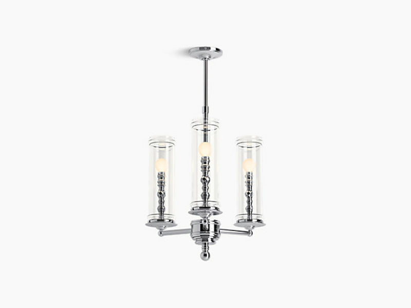 DAMASK 3-LIGHT CHANDELIER