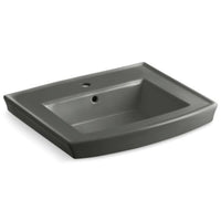 ARCHER® PEDESTAL BATHROOM SINK WITH SINGLE FAUCET HOLE