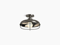 MODERN FARM 1-LIGHT FLUSH MOUNT