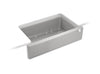 CAIRN 34" UNDERMOUNT SINGLE-BOWL FARMHOUSE KITCHEN SINK WITH FLUTED DESIGN