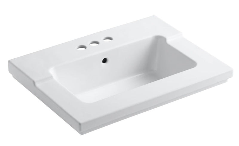 TRESHAM® VANITY-TOP BATHROOM SINK WITH 4-INCH CENTERSET FAUCET HOLES