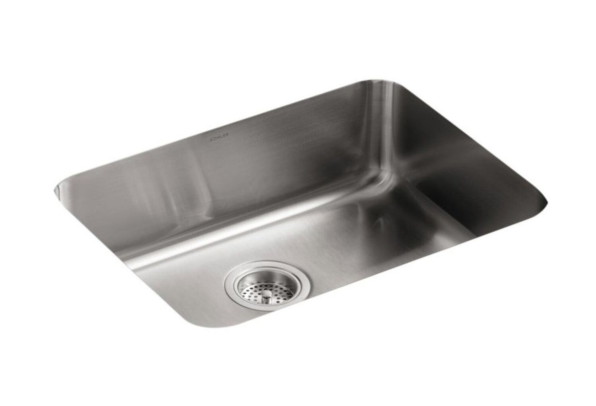 UNDERTONE® 23 X 17-1/2 X 7-5/8 INCHES EXTRA-LARGE SQUARED UNDER-MOUNT SINGLE-BOWL KITCHEN SINK