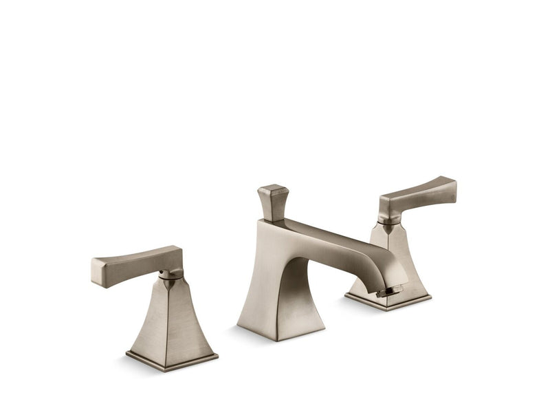 MEMOIRS STATELY WIDESPREAD BATHROOM SINK FAUCET WITH DECO LEVER HANDLES