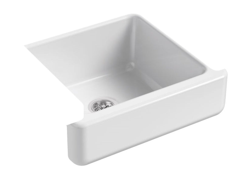 WHITEHAVEN® SELF-TRIMMING® 23-1/2 X 21-9/16 X 9-5/8 INCHES UNDER-MOUNT SINGLE-BOWL SINK WITH SHORT APRON