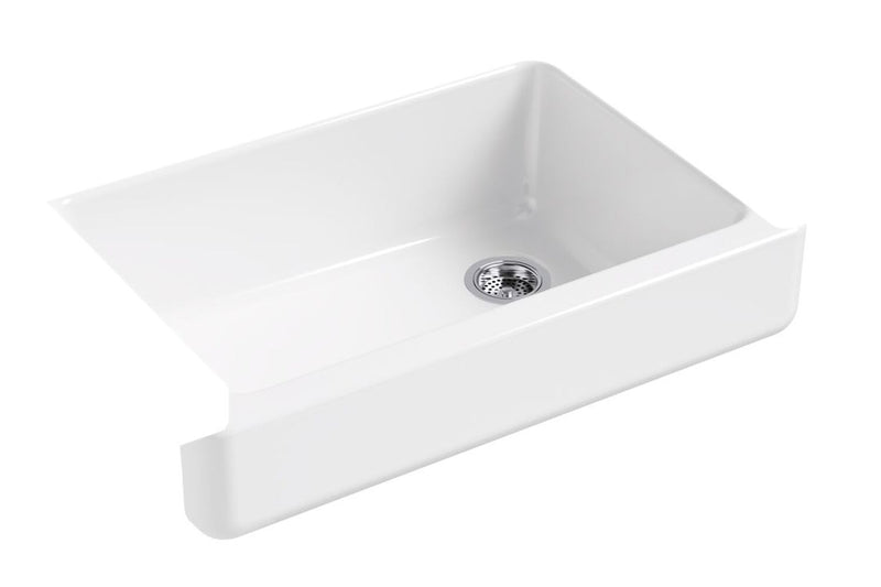 WHITEHAVEN® SELF-TRIMMING® 32-1/2 X 21-9/16 X 9-5/8 INCHES UNDER-MOUNT SINGLE-BOWL SINK WITH SHORT APRON
