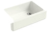 WHITEHAVEN® SELF-TRIMMING® 32-11/16 X 21-9/16 X 9-5/8 INCHES UNDER-MOUNT SINGLE-BOWL SINK WITH TALL APRON