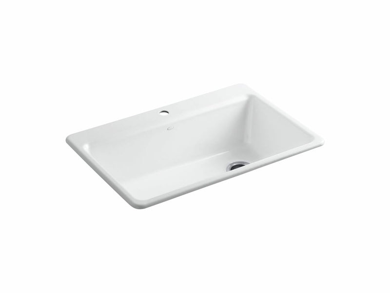 RIVERBY® 33 X 22 X 9-5/8 INCHES TOP-MOUNT SINGLE-BOWL KITCHEN SINK WITH ACCESSORIES