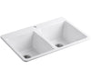 DEERFIELD® 33 X 22 X 9-5/8 INCHES DOUBLE-EQUAL KITCHEN SINK