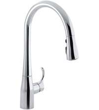 SIMPLICE SINGLE OR THREE-HOLE KITCHEN PULL DOWN SINK FAUCET