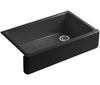 WHITEHAVEN® SELF-TRIMMING® 35-11/16 X 21-9/16 X 9-5/8 INCHES UNDER-MOUNT SINGLE-BOWL KITCHEN SINK WITH TALL APRON