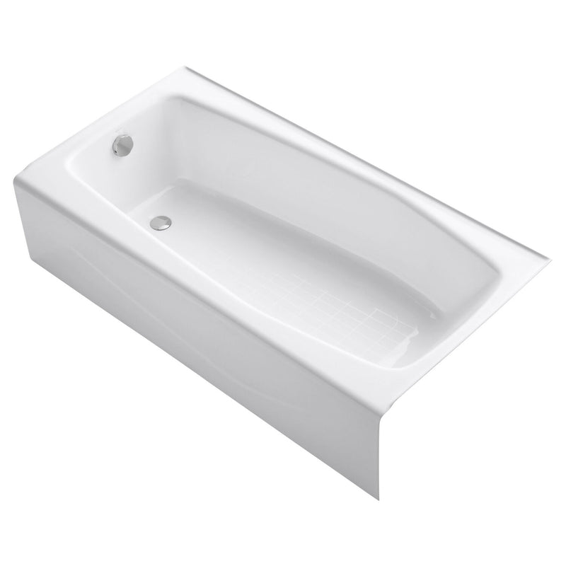 VILLAGER® 60 X 30 INCHES ALCOVE BATHTUB WITH INTEGRAL APRON AND LEFT-HAND DRAIN