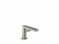 COMPOSED SINGLE-HANDLE BATHROOM SINK FAUCET WITH CYLINDRICAL HANDLE