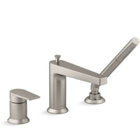 TAUT® 11 GPM DECK-MOUNT BATH FAUCET WITH HANDSHOWER