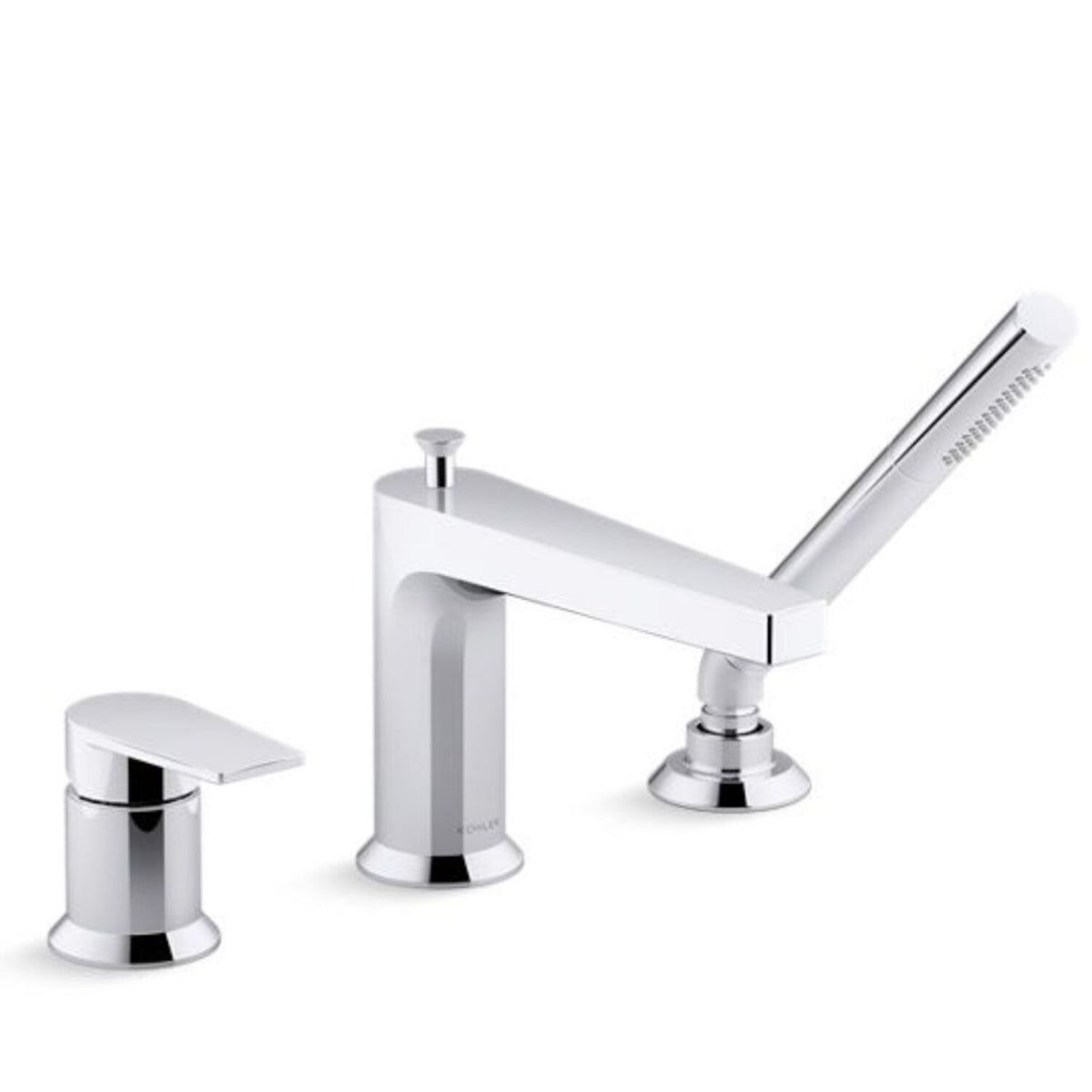 TAUT® 11 GPM DECK-MOUNT BATH FAUCET WITH HANDSHOWER