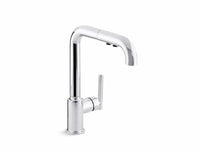 PURIST SINGLE-HOLE KITCHEN SINK FAUCET WITH 8" PULL-OUT SPOUT