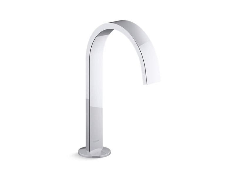 COMPONENTS BATHROOM SINK SPOUT WITH RIBBON DESIGN, 1.2 GPM