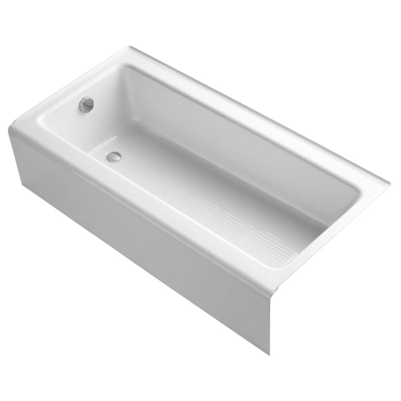BELLWETHER® 60 X 30 INCHES ALCOVE BATHTUB WITH INTEGRAL APRON, LEFT-HAND DRAIN