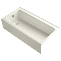 BELLWETHER® 60 X 30 INCHES ALCOVE BATHTUB WITH INTEGRAL APRON, LEFT-HAND DRAIN