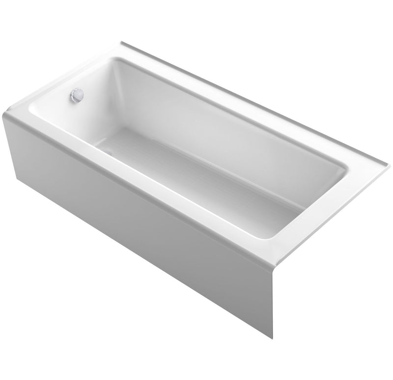 BELLWETHER® 66 X 32 INCHES ALCOVE BATHTUB WITH INTEGRAL APRON, LEFT-HAND DRAIN