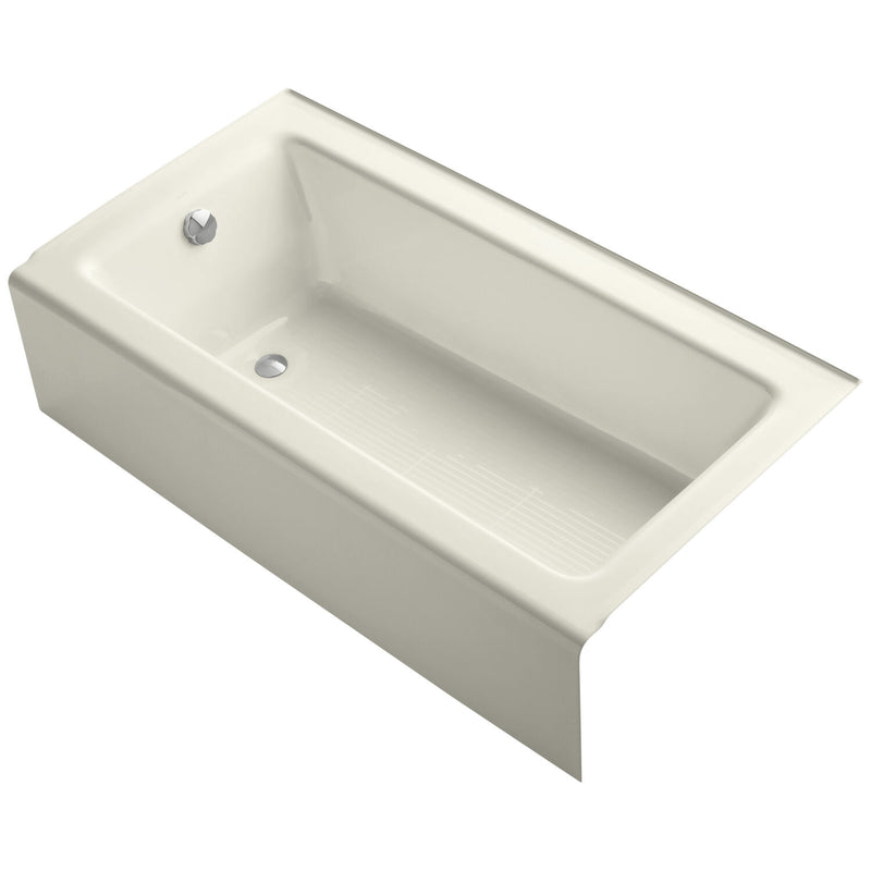 BELLWETHER® 60 X 32 INCHES ALCOVE BATHTUB WITH INTEGRAL APRON AND LEFT-HAND DRAIN