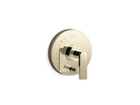 COMPOSED RITE-TEMP VALVE TRIM WITH PUSH-BUTTON DIVERTER AND LEVER HANDLE