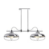 MODERN FARM 2-LIGHT LINEAR CHANDELIER XL