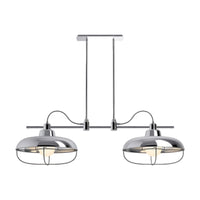 MODERN FARM 2-LIGHT LINEAR CHANDELIER XL