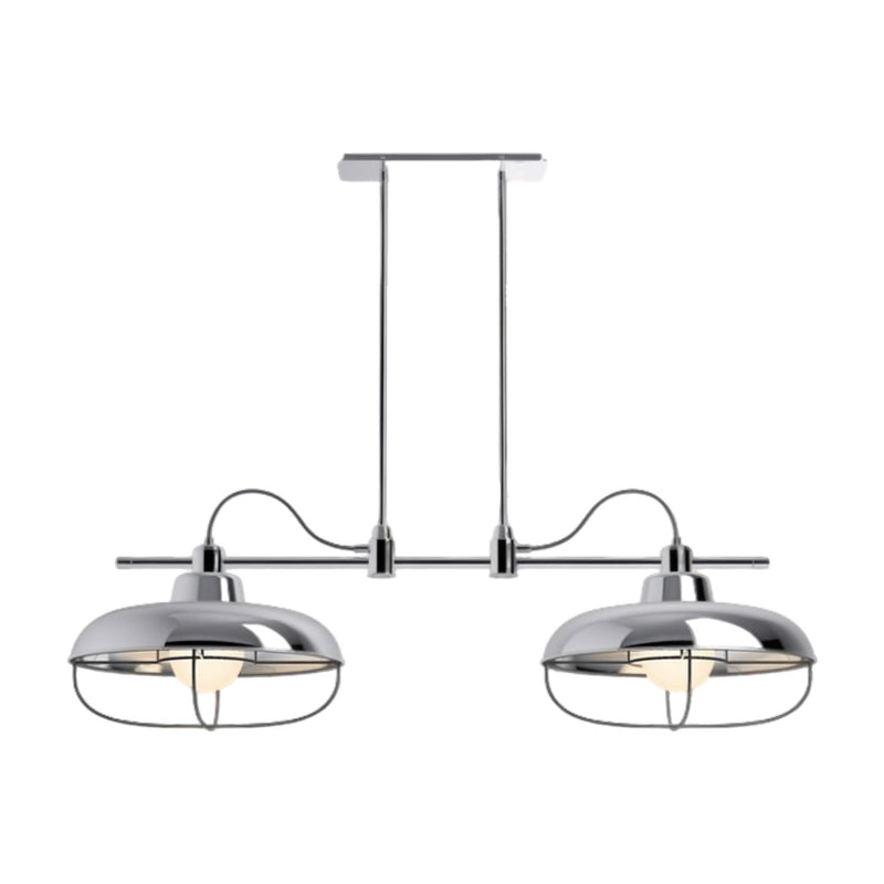 MODERN FARM 2-LIGHT LINEAR CHANDELIER XL