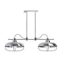 MODERN FARM 2-LIGHT LINEAR CHANDELIER XL