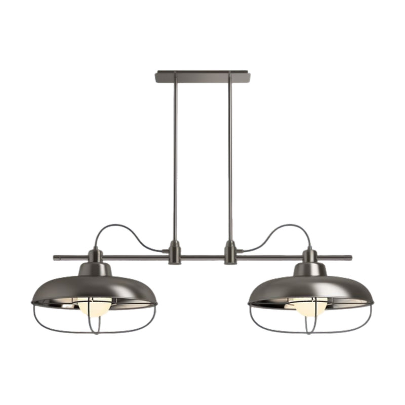 MODERN FARM 2-LIGHT LINEAR CHANDELIER XL