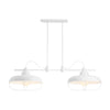 MODERN FARM 2-LIGHT LINEAR CHANDELIER XL