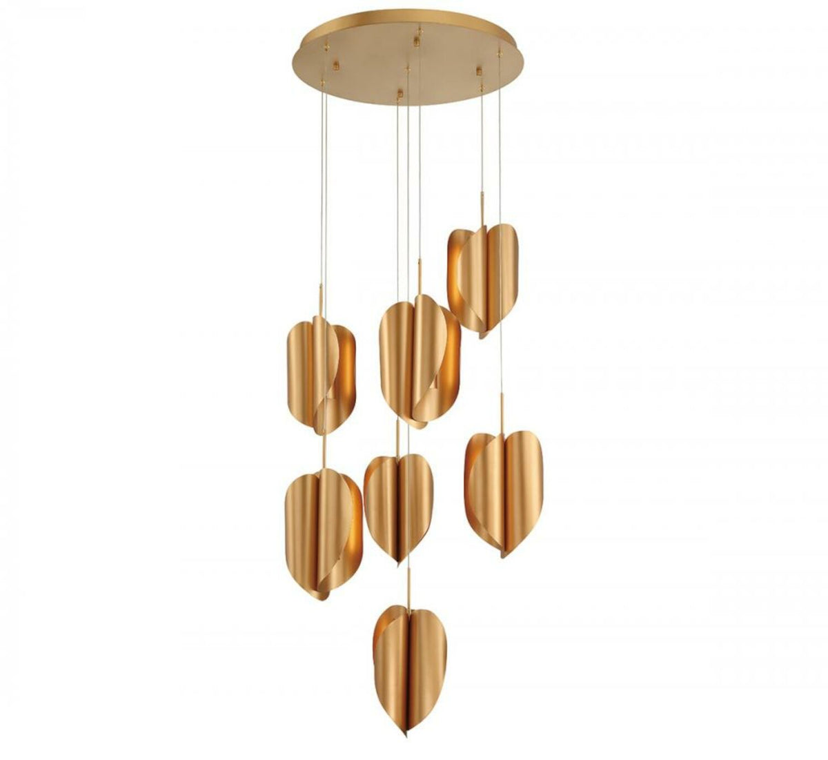 PORTOFINO 7 LIGHT ROUND LED CHANDELIER