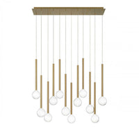 POSITANO 12 LIGHT LINEAR LED CHANDELIER