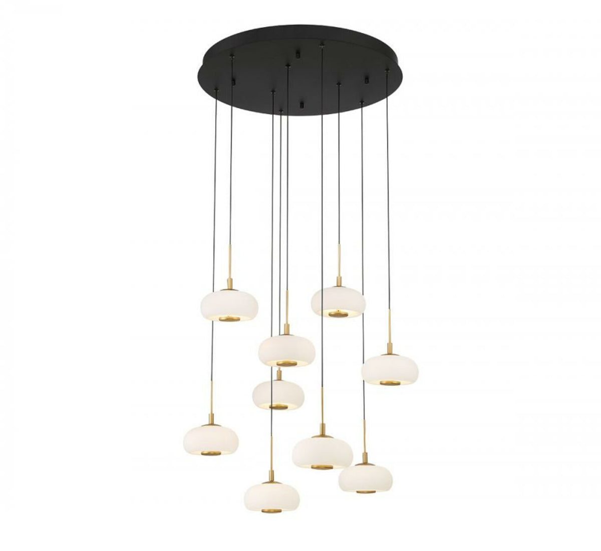 ADELFIA 9 LIGHT ROUND LED CHANDELIER