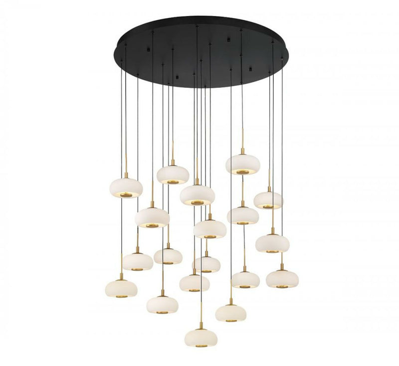 ADELFIA 19 LIGHT ROUND LED CHANDELIER