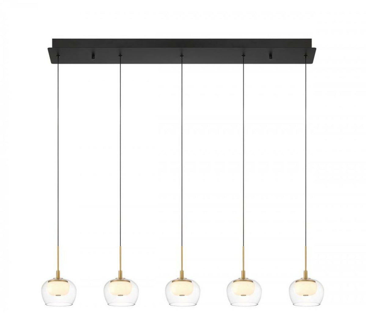 MANAROLA 5 LIGHT LINEAR LED CHANDELIER