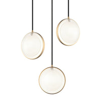 CHATOYANT 3 LIGHT CHANDELIER