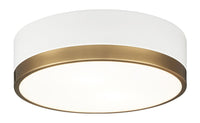 TRYDOR 12" 2 LIGHT FLUSH MOUNT