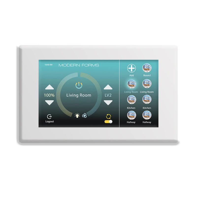 WIFI TOUCH PANEL CEILING FAN WALL CONTROL WITH MOUNTING BRACKET
