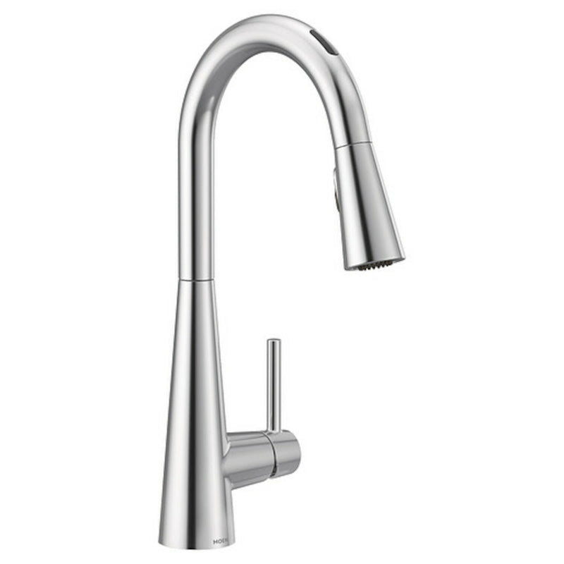 SLEEK VOICE ACTIVATED SINGLE-HANDLE PULL DOWN SMART FAUCET