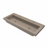 NATIVESTONE® TROUGH 4819 48-INCH RECTANGULAR BATHROOM SINK, NSL4819