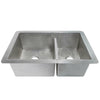 COCINA DUET DOUBLE BOWL UNDERMOUNT KITCHEN SINK